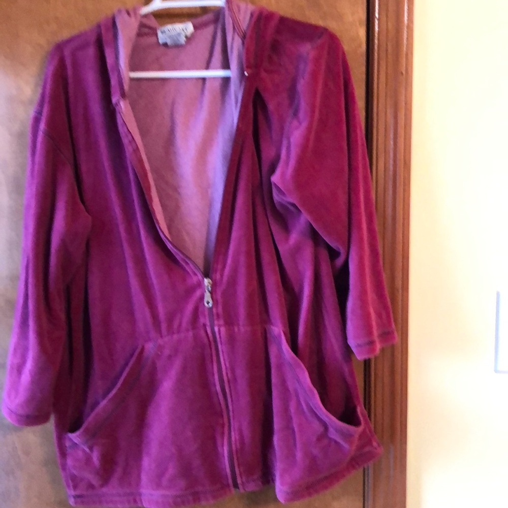 Burgundy jacket